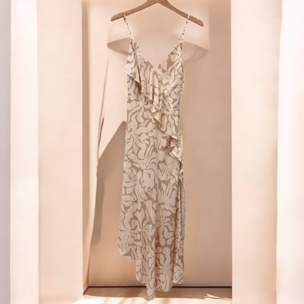 NWT Revolve Mon Renn High Tide Strappy Midi Dress - Picture 3 of 8